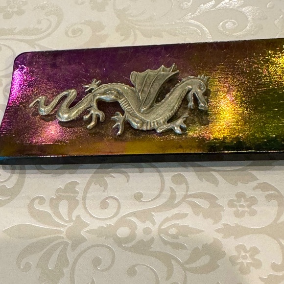 Kheops International Iridescent Glass Dragon Incense Holder - Picture 4 of 8